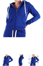 Load image into Gallery viewer, FULL ZIP FLEECE HOODIE JACKET