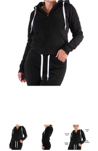 FULL ZIP FLEECE HOODIE JACKET